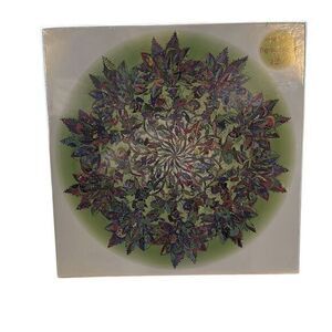 Bgraamiens Puzzle-Magic Tree of Life 100 Piece Colorful Leaves Jigsaw Round Puzz